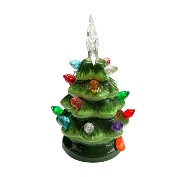 Vintage Light up ⬆️ Christmas Tree Ornament - Picture 2 of 2